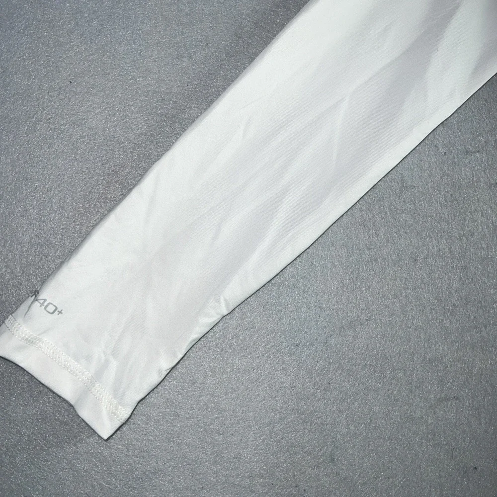 Nike Swim Shirt Rash‎ Guard Long Sleeve White Womens Small